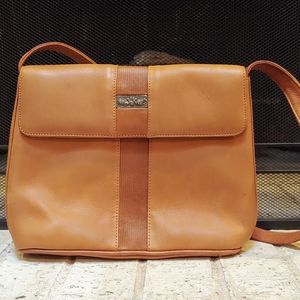 Vintage 90s Leather American Angel shoulder bag